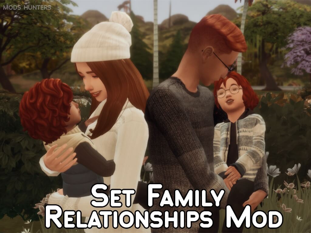 simsmodelsimmer — Set Family Relationships Mod