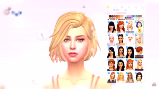 Hairstyles Maxis Match (87 Options)