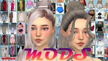 CAS Pack - Hairstyles + clothes (459 options)