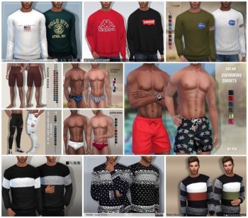 Set of men's clothing