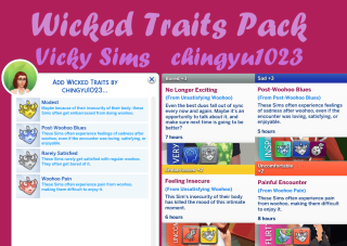 Wicked Traits Pack (sfw/nsfw available) v1.5