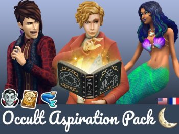 New Aspirations + Traits rewards for Occult Sims