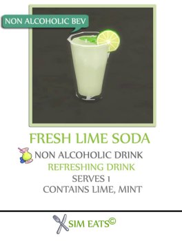 Fresh Lime Soda Drink