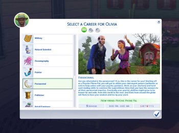 Paranormal Career (from TS2:U)