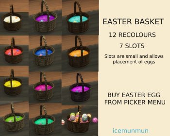 Functional Easter Basket with Edible Easter Eggs