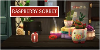 Raspberry Sorbet Drink - Non Alcoholic Fridge Drink