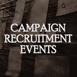 Campaign Recruitment Events! (Fixed and Updated)