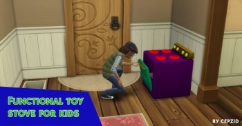 Functional Toy Stove From TS3