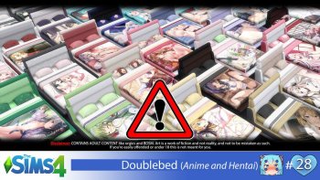 Anime and Hentai 2 Person Bed