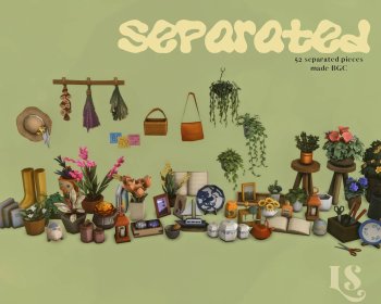 Decor by lustrousims / Separated CC