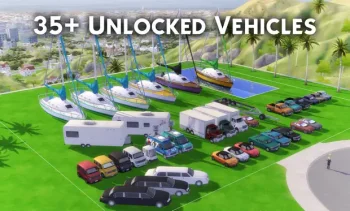 Unlocked Vehicles Mod (by Nando)