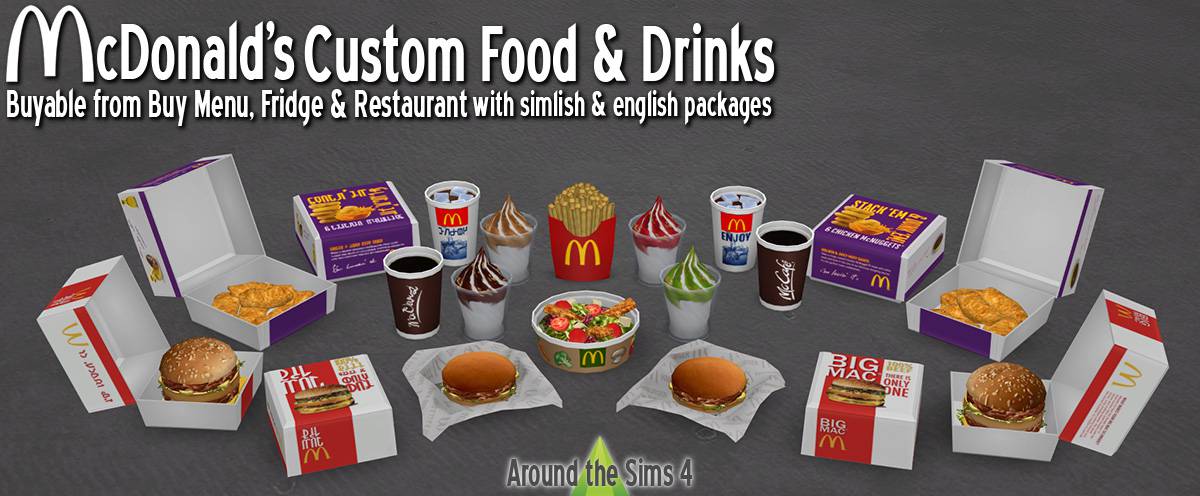 fast food mod sims 4