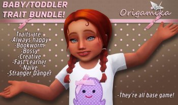 Baby/toddler trait bundle!