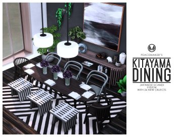Set of Furniture "Kitayama Dining"