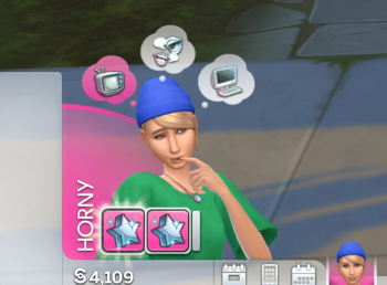 Change Very Flirty Moodlet to Horny