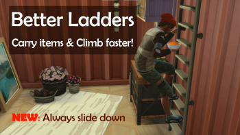 Better Ladders - Carry items & Climb faster