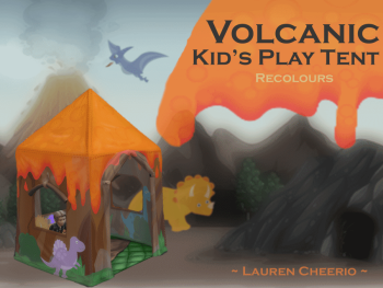 Volcanic Kid's Play Tent