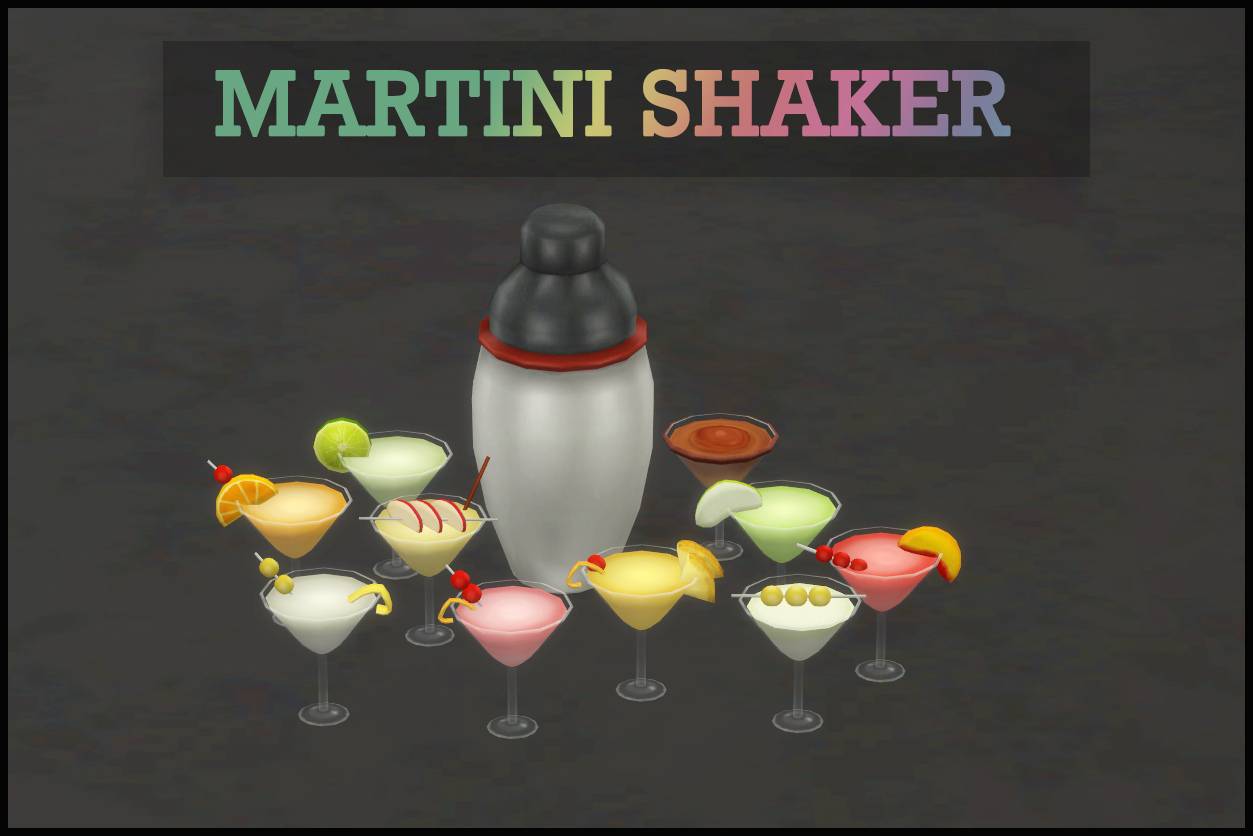 Mod The Sims Custom Bar Drinks By Icemunmun Sims 4
