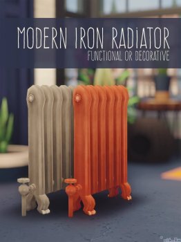 Modern Iron Radiator by amoebae