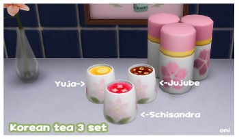 Korean tea 3 set
