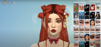 Christmas Pack CAS - Hairstyles, clothes, jewelry (166 option)