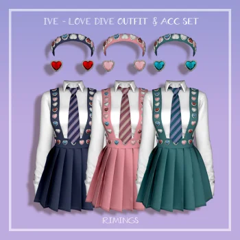 [RIMINGS] IVE - LOVE DIVE Outfit
