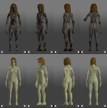Lady Zombie Nude