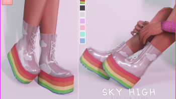 Sky-High platform boots
