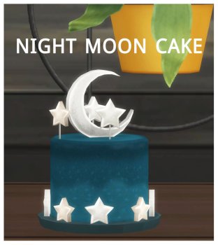 Night Moon Cake