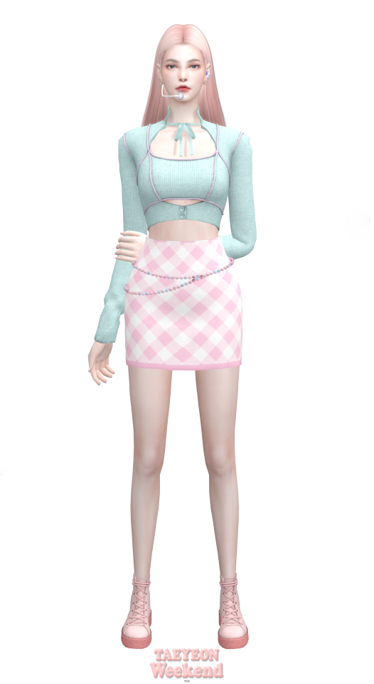 TAEYEON Weekend Set - The Sims 4 / Clothing - Exclusive | The Sims 4