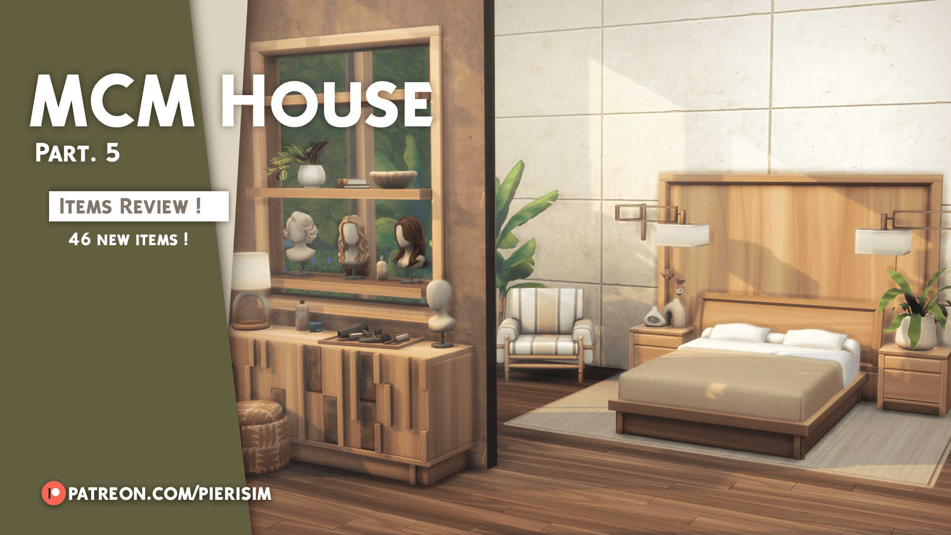 MCM House Part 5 - The Sims 4 / Furniture - Exclusive  The Sims 4