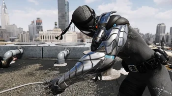 Cyber Ninja (Black Cyborg Suit mod)