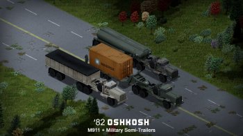 '82 Oshkosh M911 + Military Semi-Trailers (24.08.2022)