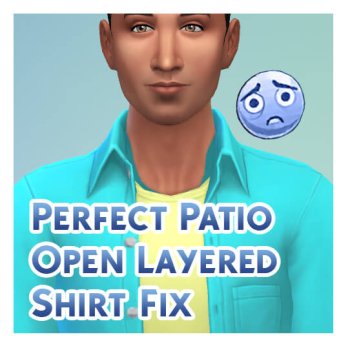Perfect Patio Open Layered Shirt Fix