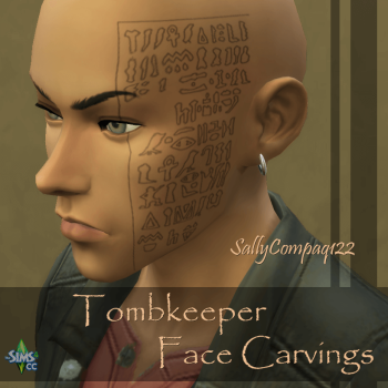 Rishid's Tombkeeper Face Carvings from YuGiOh