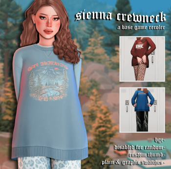 SIENNA CREWNECK - A RECOLOR