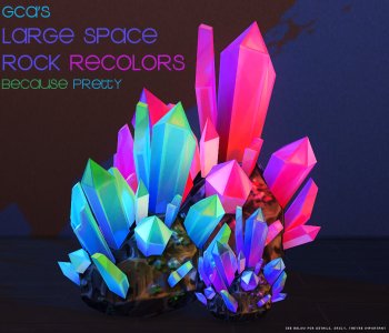 Large Space Rock Recolors
