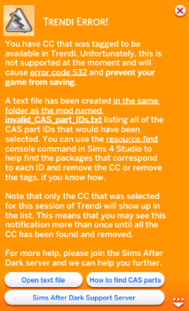 Trendi Band-aid & Info on Error Code 532