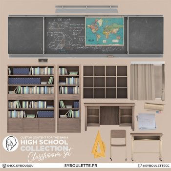 Highschool collection: Classroom set (part 2)