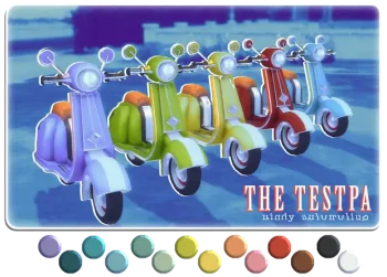 The Testpa - A Deco Scooter for the Sims 4