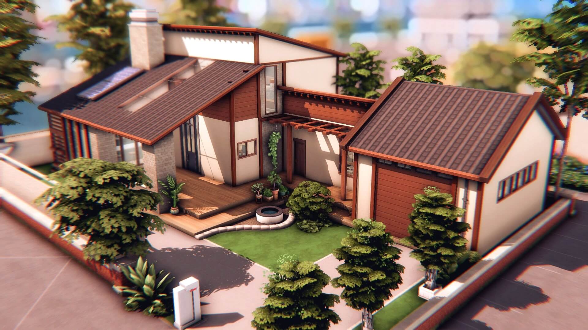 Eco Modern House The Sims 4 Houses And Lots The Sims 4