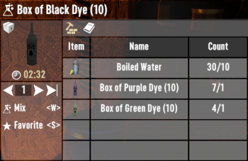 Craft Black Dye Bundles for Darkness Falls