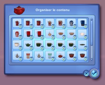 Sims 3 - A Collection File For Teapots & Cups