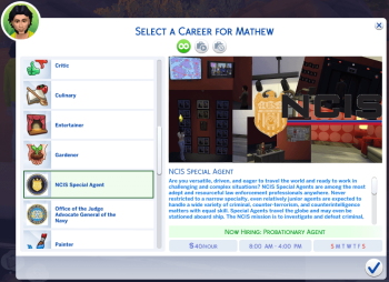 Sims 3 To Sims 4 NCIS Career Conversion