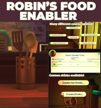 Robin's Food Enabler - Enables the Use of My Custom Recipes