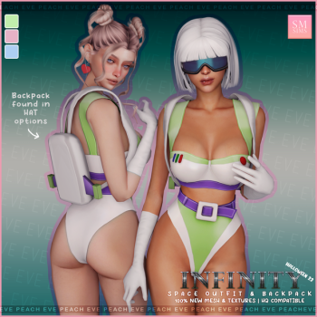 PEACH | Infinity ~ Space Outfit Backpack