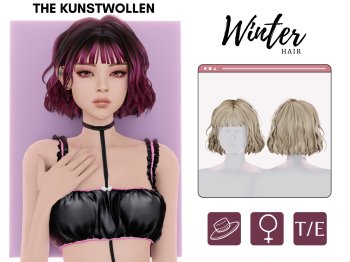 Winter hair female by Thekunstwollen