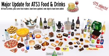 Sims 3 - Major Update For ALL Food & Drinks