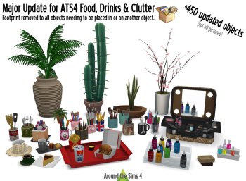 Major Update For Clutter, Food & Drinks