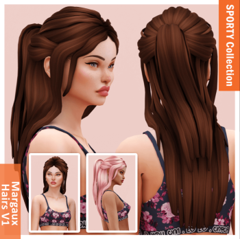 Sporty Collection - Margaux hairs (2 versions)